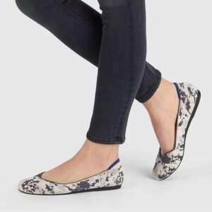 Rothy's Round Ash Grey Camo Flats